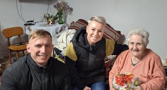 Z życzeniami u seniorów