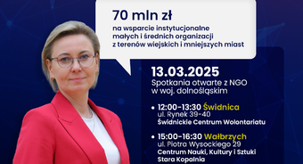 Dotacje dla organizacji i stowarzyszeń – przed nami spotkanie z ministrem