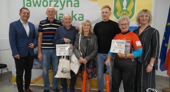 Kręcili kilometry dla gminy i odebrali nagrody