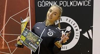 Martyna Mojsa najlepsza na turnieju w Polkowicach