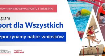 Sport dla wszystkich: ruszył nabór wniosków