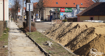 Przebudowa ul. Kościuszki – rozpoczęto demontaż chodnika