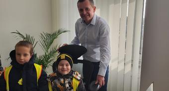 Niezwykli goście w Urzędzie Miejskim