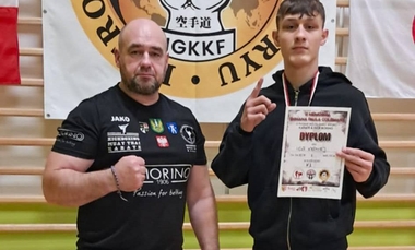 Igor Karniej ze złotem