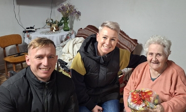 Z życzeniami u seniorów