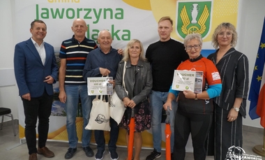 Kręcili kilometry dla gminy i odebrali nagrody