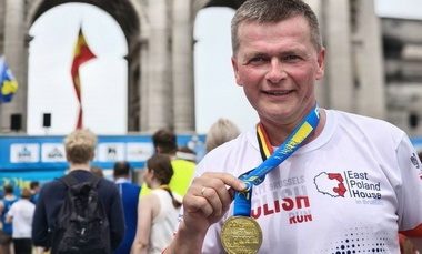 Piotr Galicki ukończył prestiżowy bieg w Brukseli