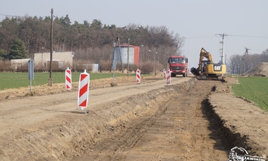 Trwa przebudowa ul. Węglowej, prosimy o niekorzystanie ze ścieżki rowerowej